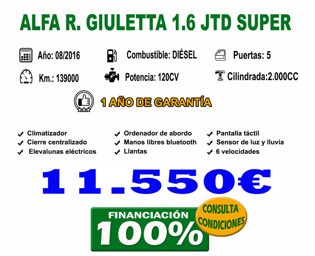Alfa Romeo Giuletta 1.6 JTD Super