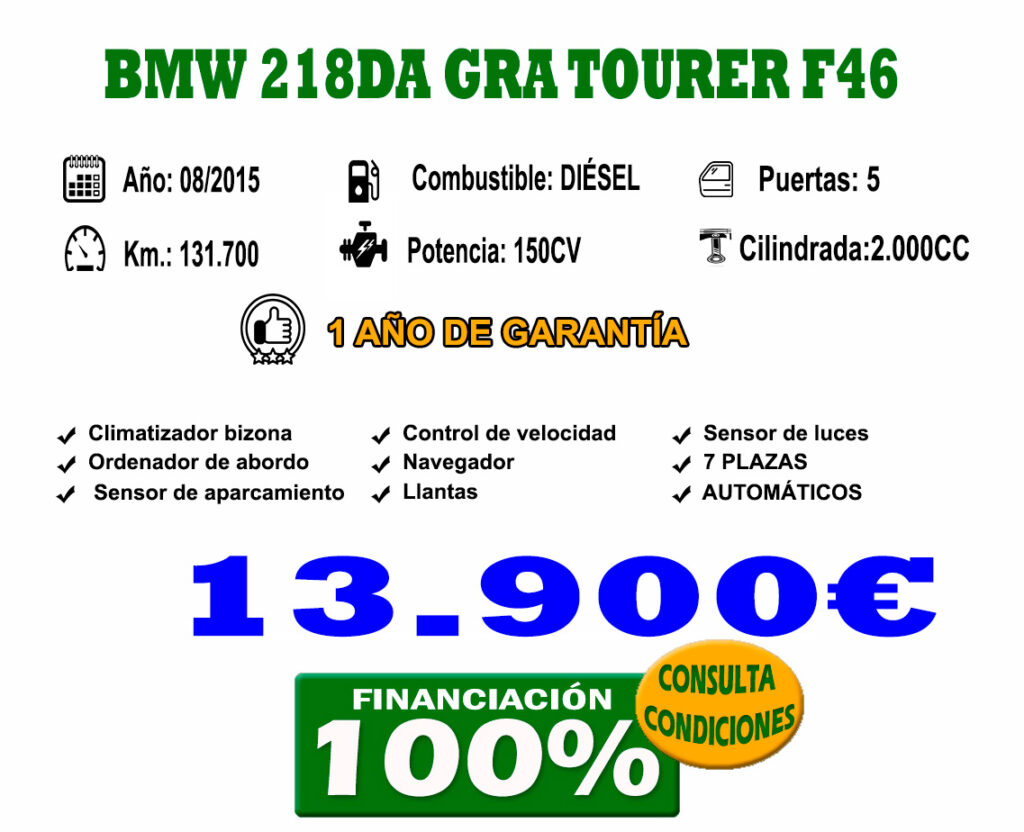 BMW 218 Grand Tourer